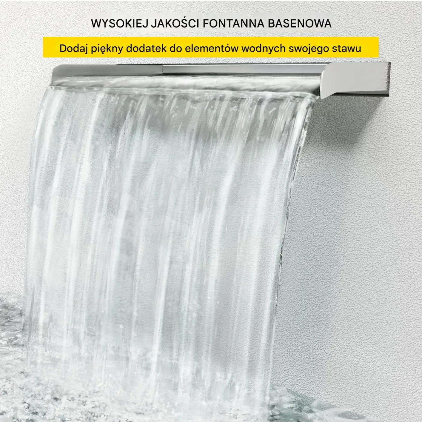 Fontanna wodospad do basenu ogrodu oczka wodnego 30cm - obrazek 2