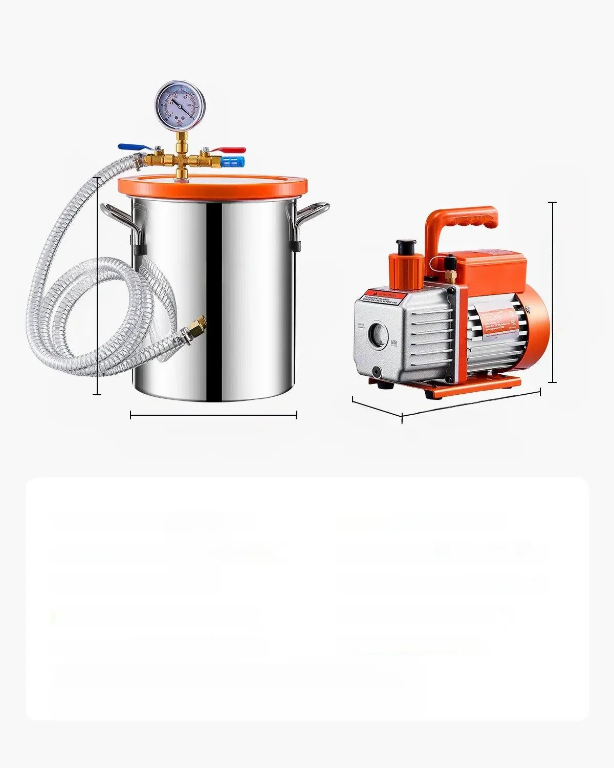 Pompa próżniowa 99 L/min + Komora 11 litrów - obrazek 6