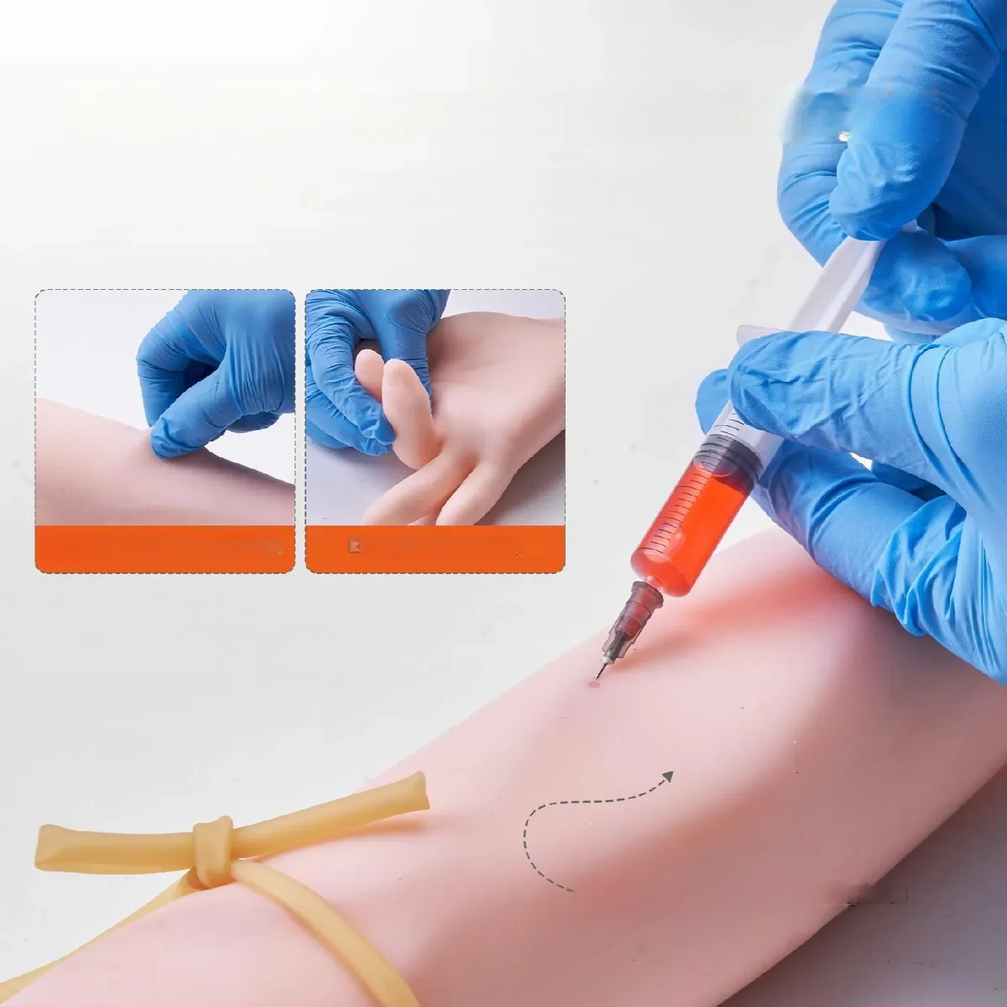 Model ręki ramienia do nakłuwania żył Zestaw do nauki iniekcji - obrazek 5