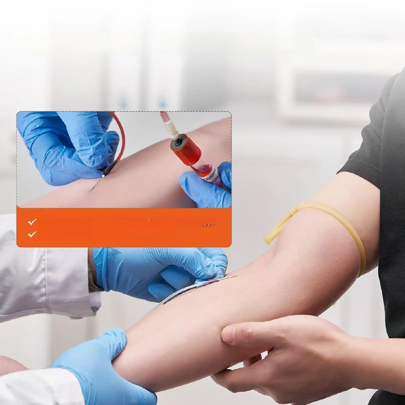 Model ręki ramienia do nakłuwania żył Zestaw do nauki iniekcji - obrazek 4