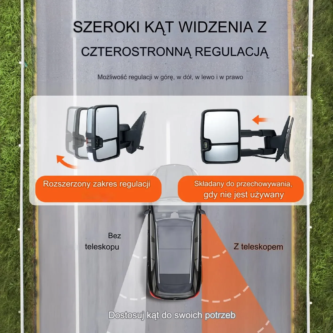 Podgrzewane Lusterka Holownicze do Chevrolet Silverado (2003-2007) - obrazek 5