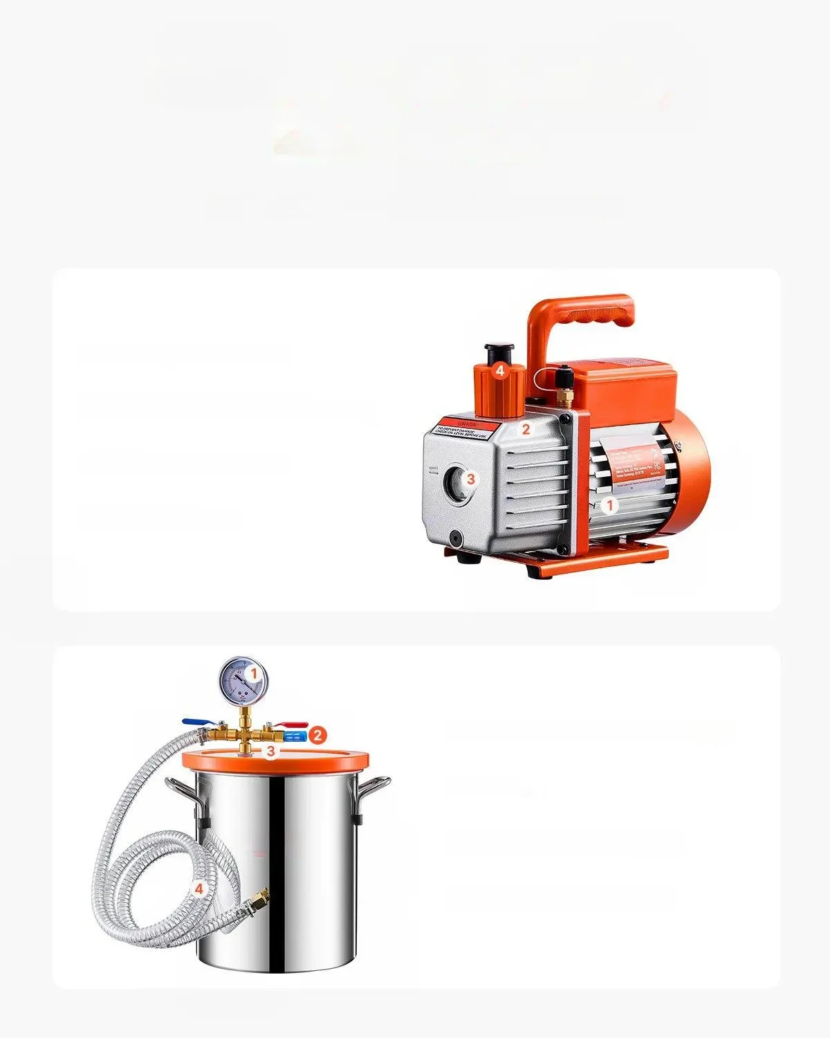 Pompa próżniowa 99 L/min + Komora 11 litrów