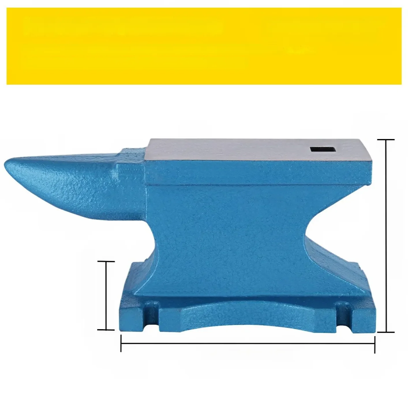 Kowadło żeliwne 25 kg – 360 x 105 x 165 mm - obrazek 3