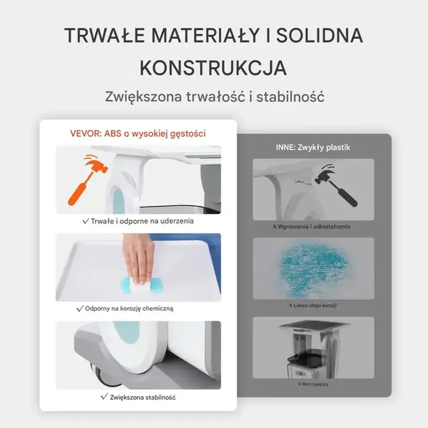 Wózek laboratoryjny 3-poziomowy szuflady mobilny do laboratorium i kliniki - obrazek 5