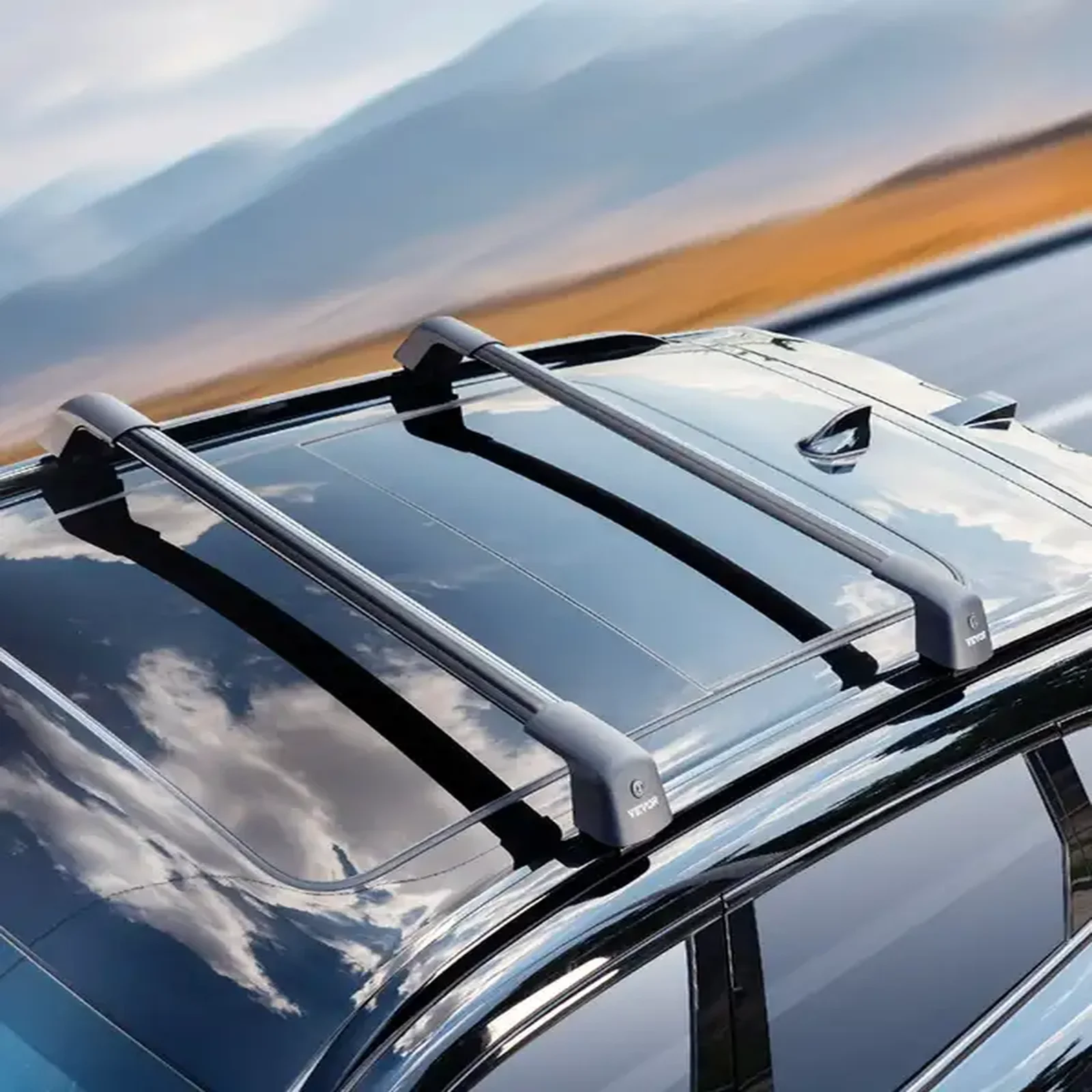 Bagażnik dachowy na relingi belki poprzeczki dachowe uniwersalny 129-135cm - obrazek 4