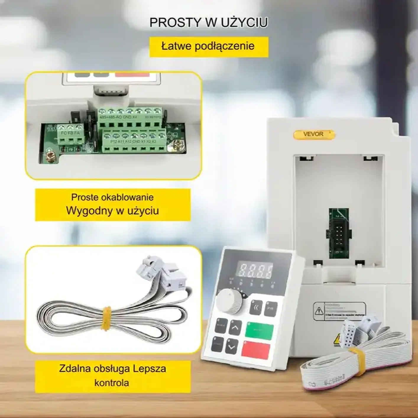 Przemiennik częstotliwości Przetwornica Falownik 220 V 3KW 3-fazowy