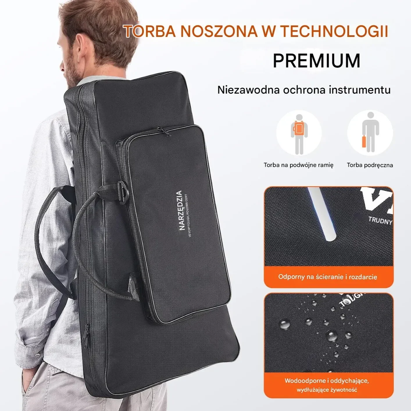 Ksylofon 32-tonowy z pałeczkami i statywem - obrazek 2