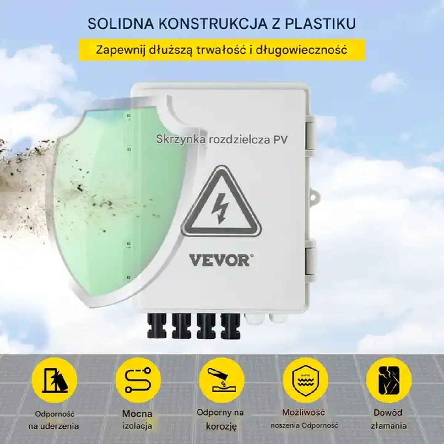 Rozdzielnia skrzynka fotowoltaika obudowa 15 A 500 V 4 obwody - obrazek 4