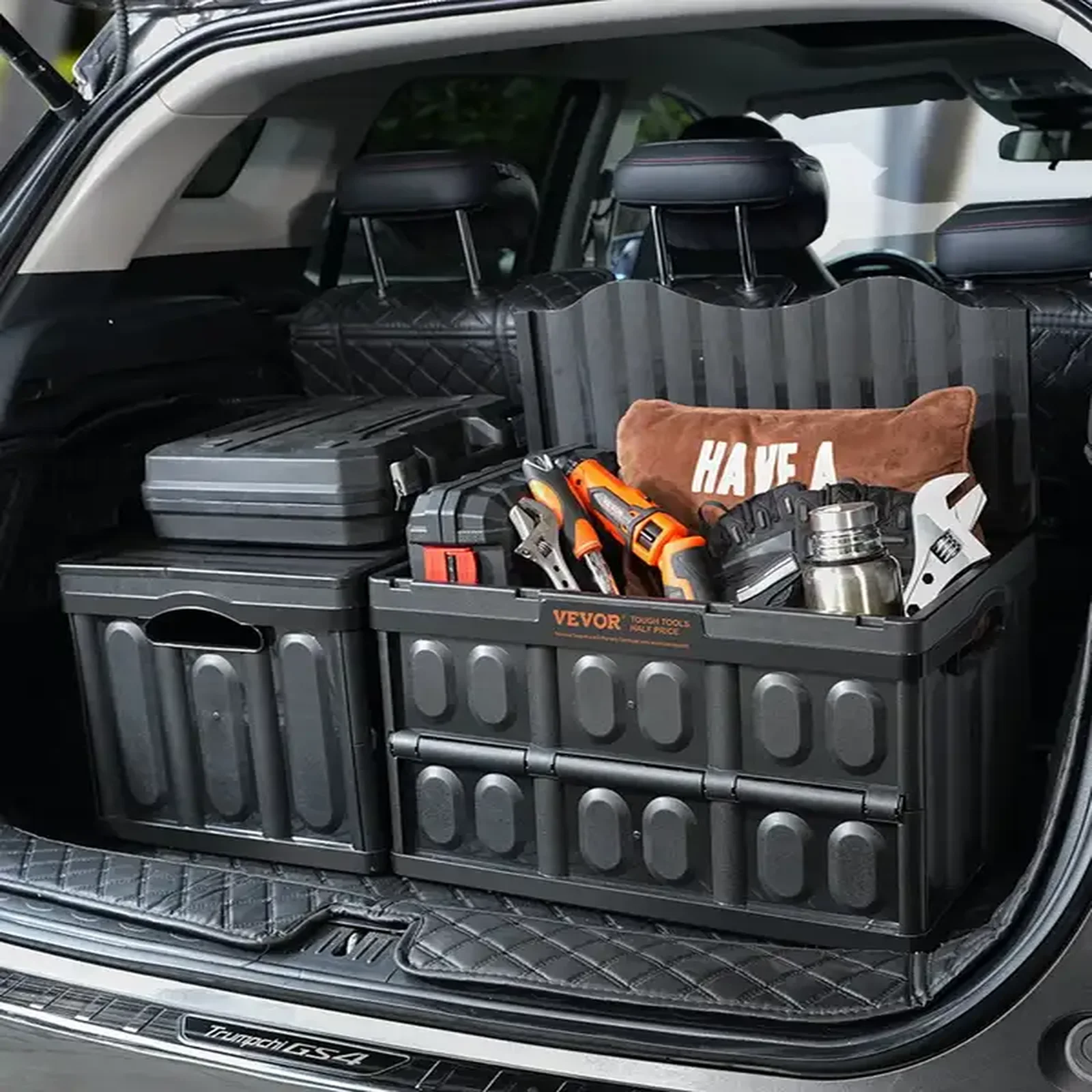 Skrzynka plastikowa pojemnik magazynowy 3 SZTUKI 52.5 x 36 x 30 cm - obrazek 4