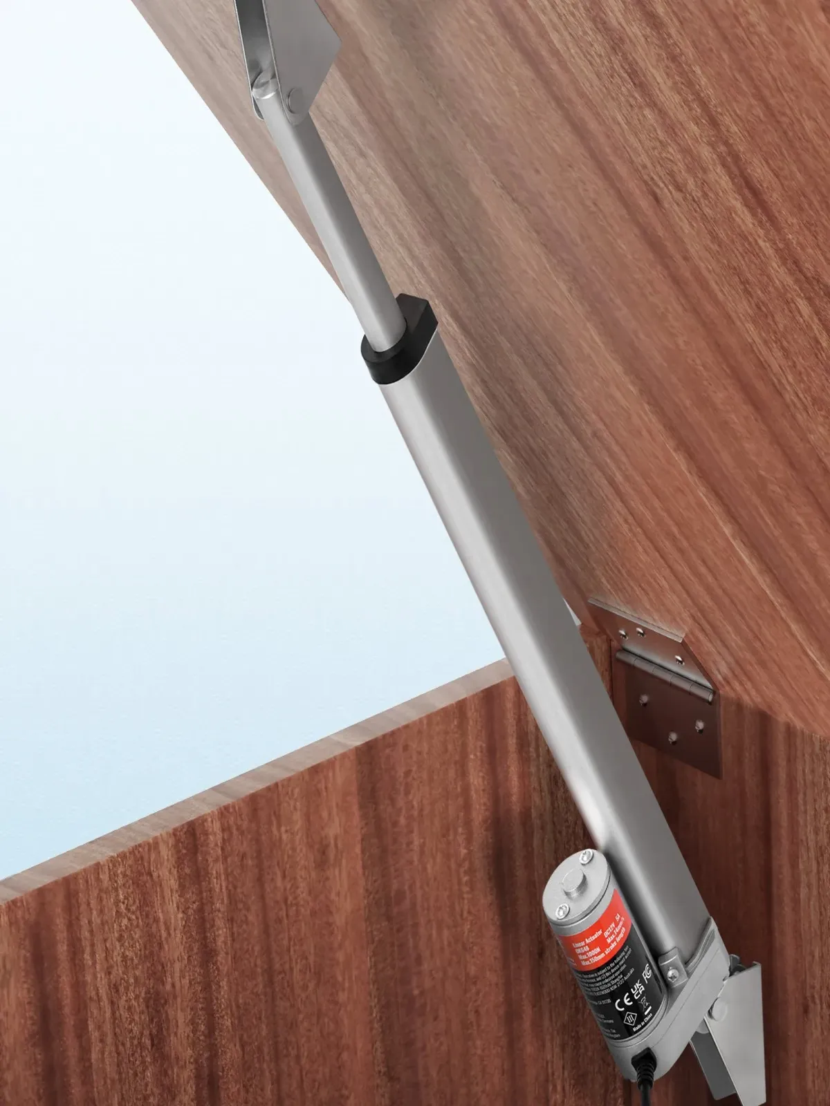 Siłownik liniowy 12V 30,5 cm szybki 1000N IP54 – do automatyki i DIY - obrazek 6