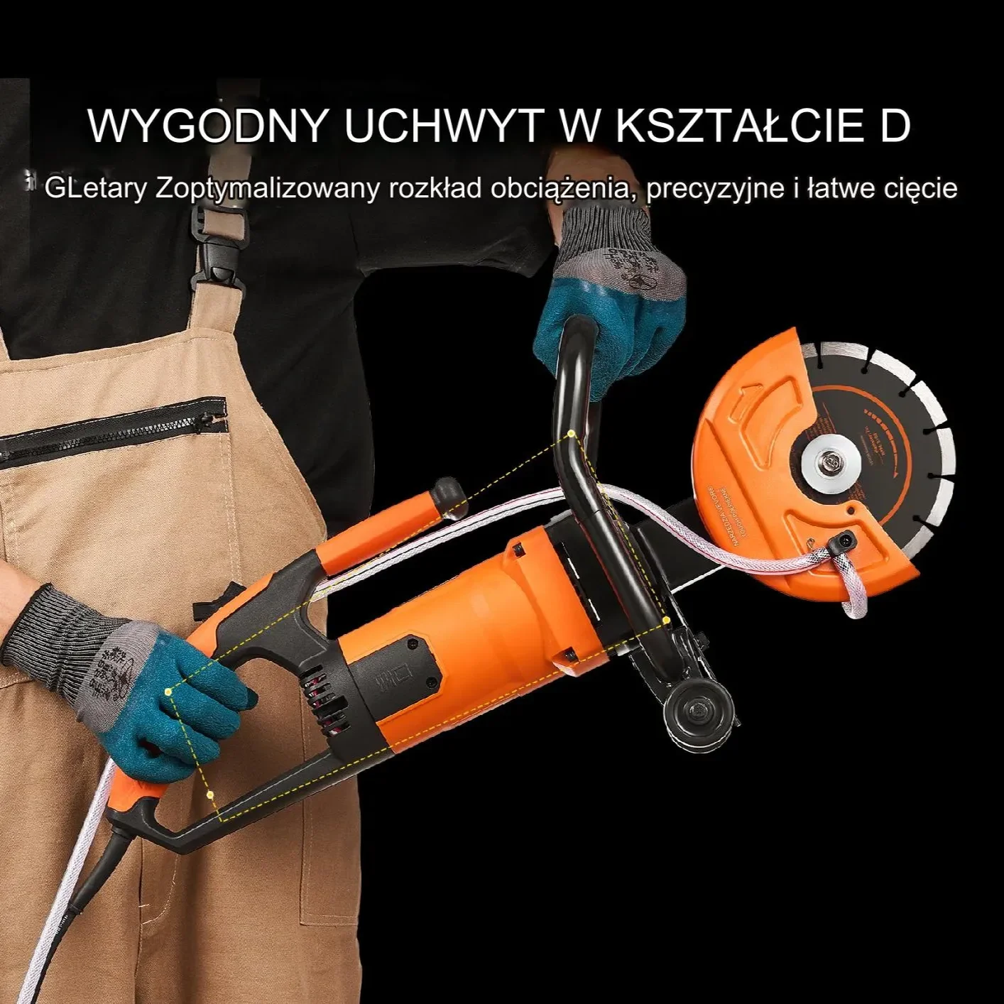 Elektryczna Piła do Cięcia Betonu na Mokro/Sucho - obrazek 6