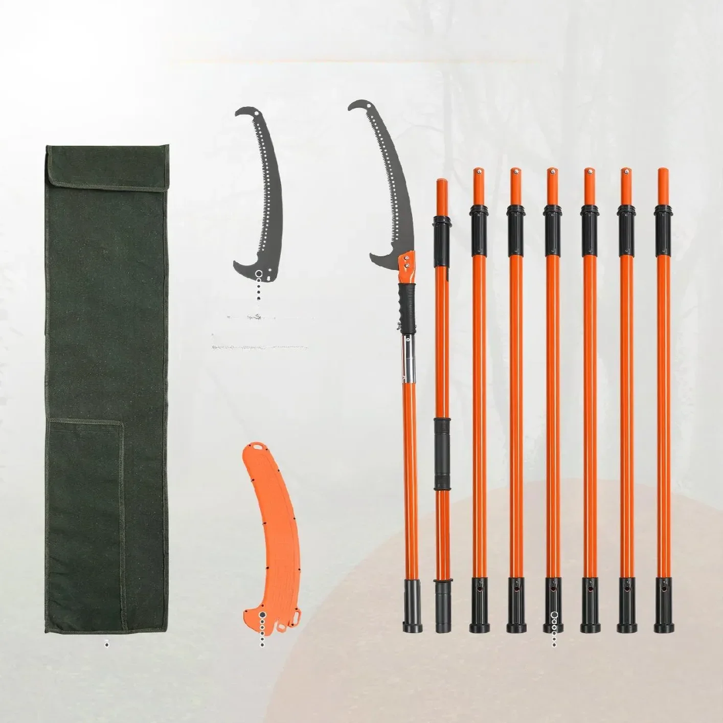 Piła Teleskopowa z hakiem do cięcia drzewa i gałęzi 2,24–8,24 m - obrazek 7