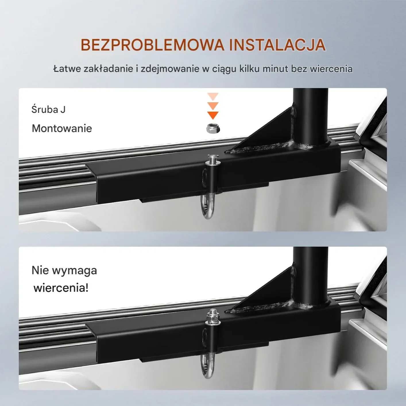 Bagażnik Dachowy do Pickupa Stalowy – 800 kg Udźwigu