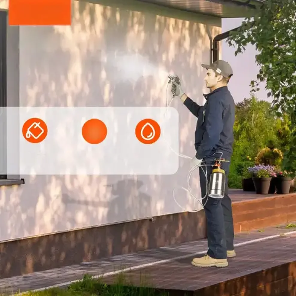 Agregat Malarski Pistolet + Zbiornik Ciśnieniowy 2L - obrazek 3