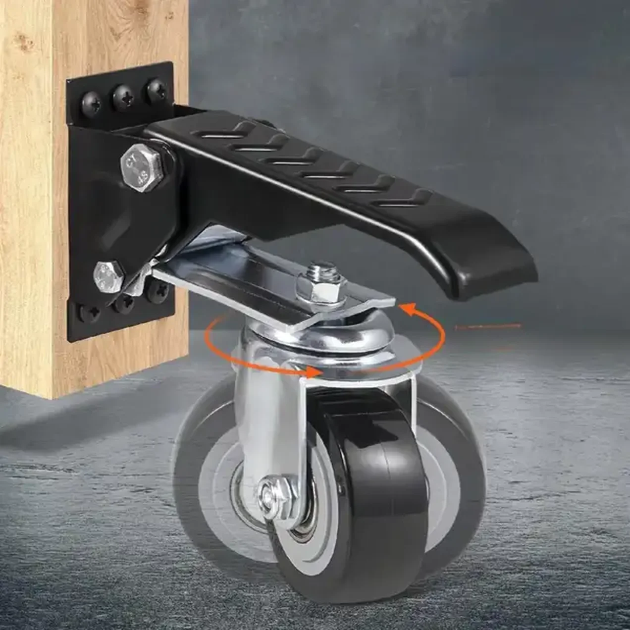 KÓŁKA OBROTOWE MEBLOWE ZESTAW JEZDNY KÓŁ 4 SZTUKI - obrazek 5