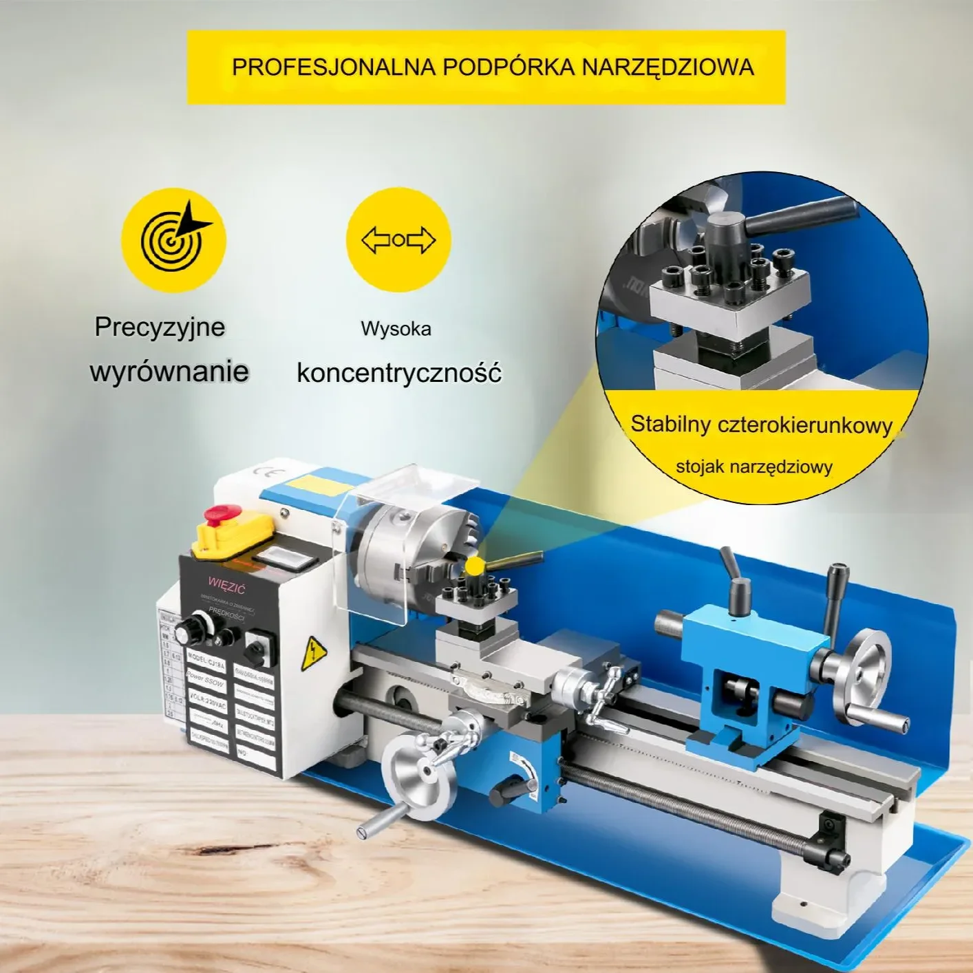 Tokarka do drewna 18x35 cm - obrazek 5