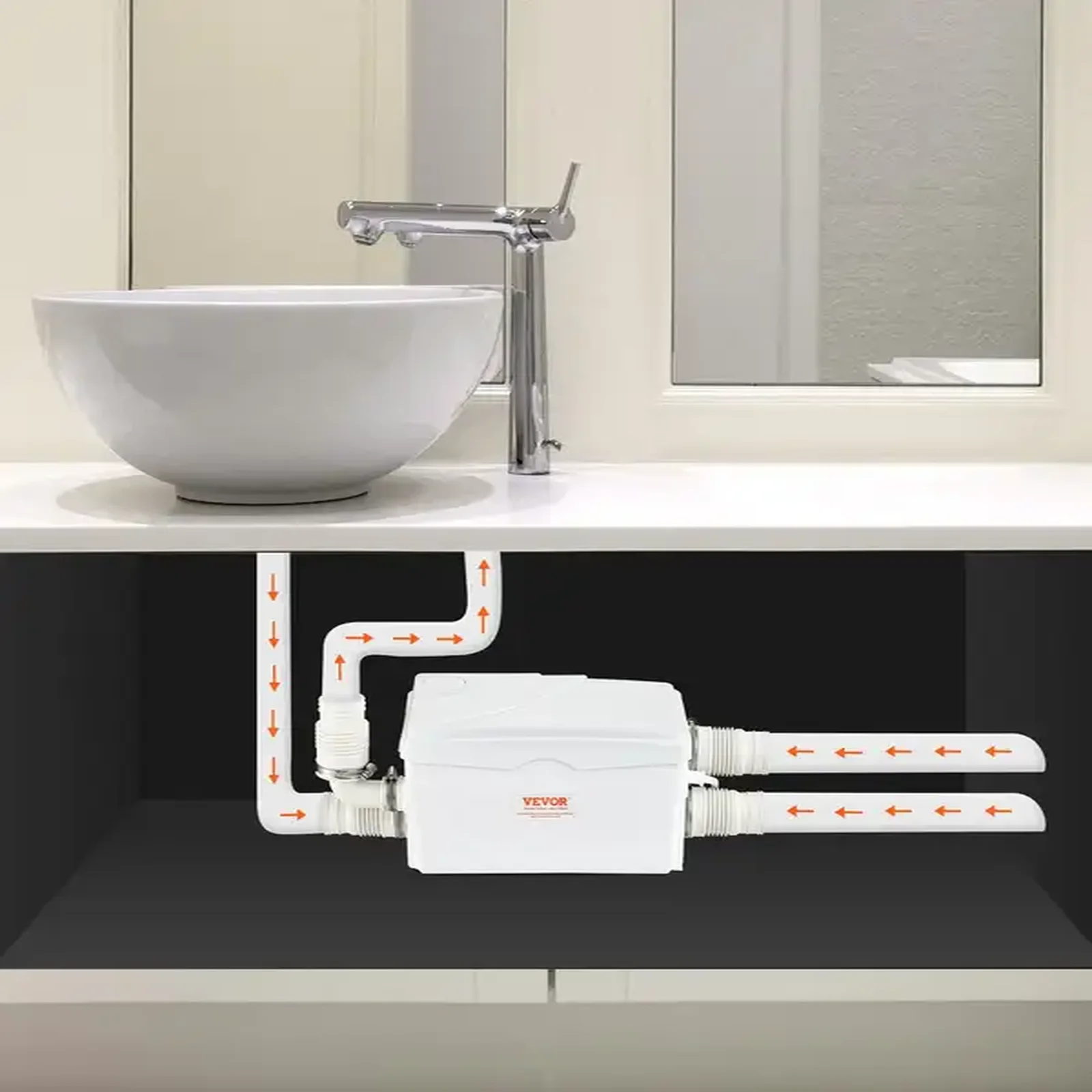 Pompa z rozdrabniaczem do WC rozdrabniacz młynek przepompownia do WC 350W - obrazek 4