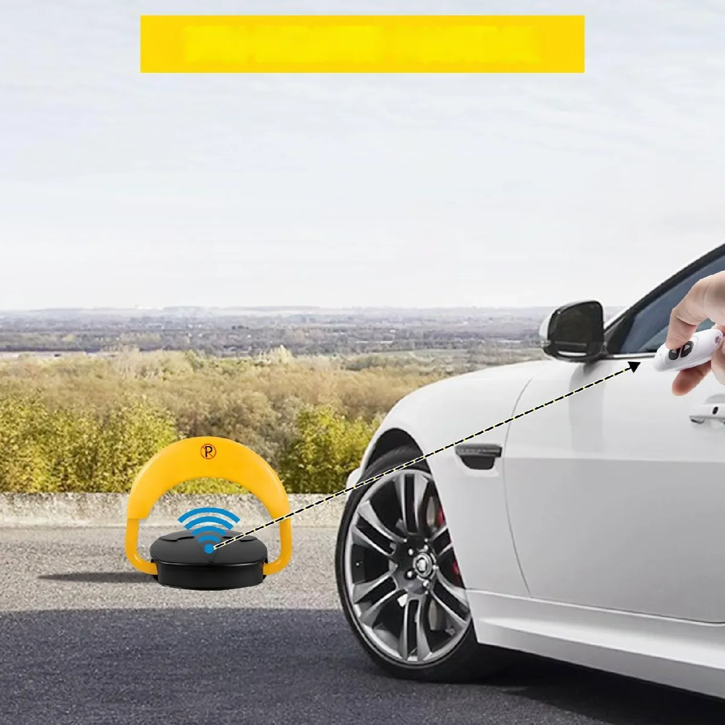 Blokada Parkingowa Miejsca Parkingowego na pilot Składana Słupek Parkingowy - obrazek 3