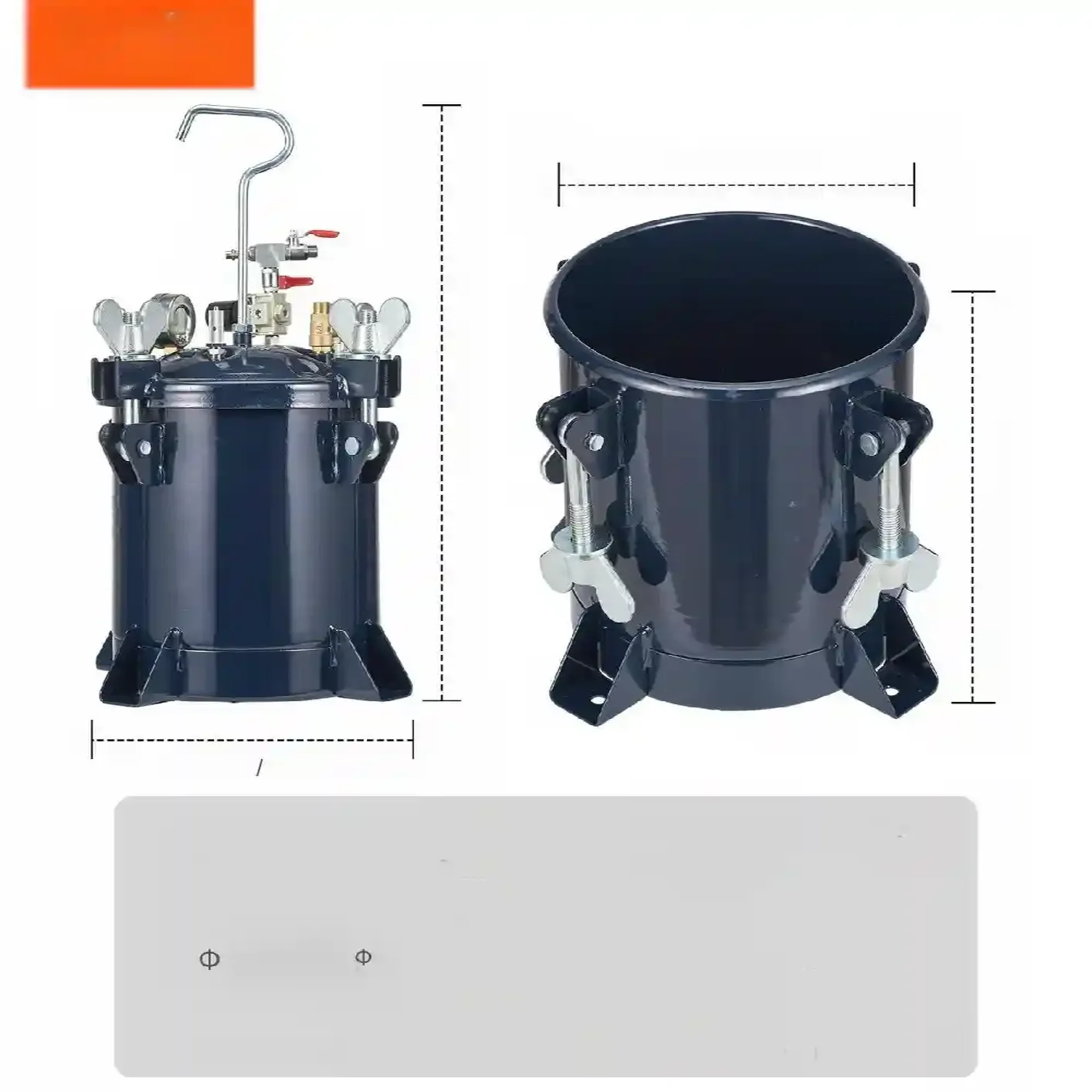 Zbiornik ciśnieniowy na farbę 10L 4,8 bar - obrazek 4