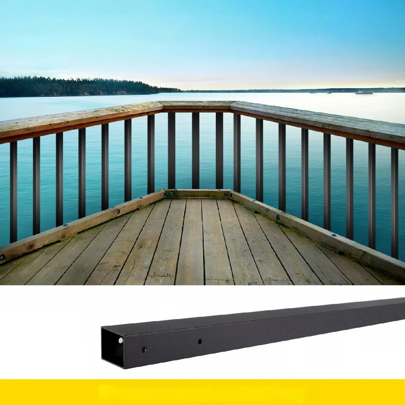 Metalowe Balustrady Tarasowe 101 szt.