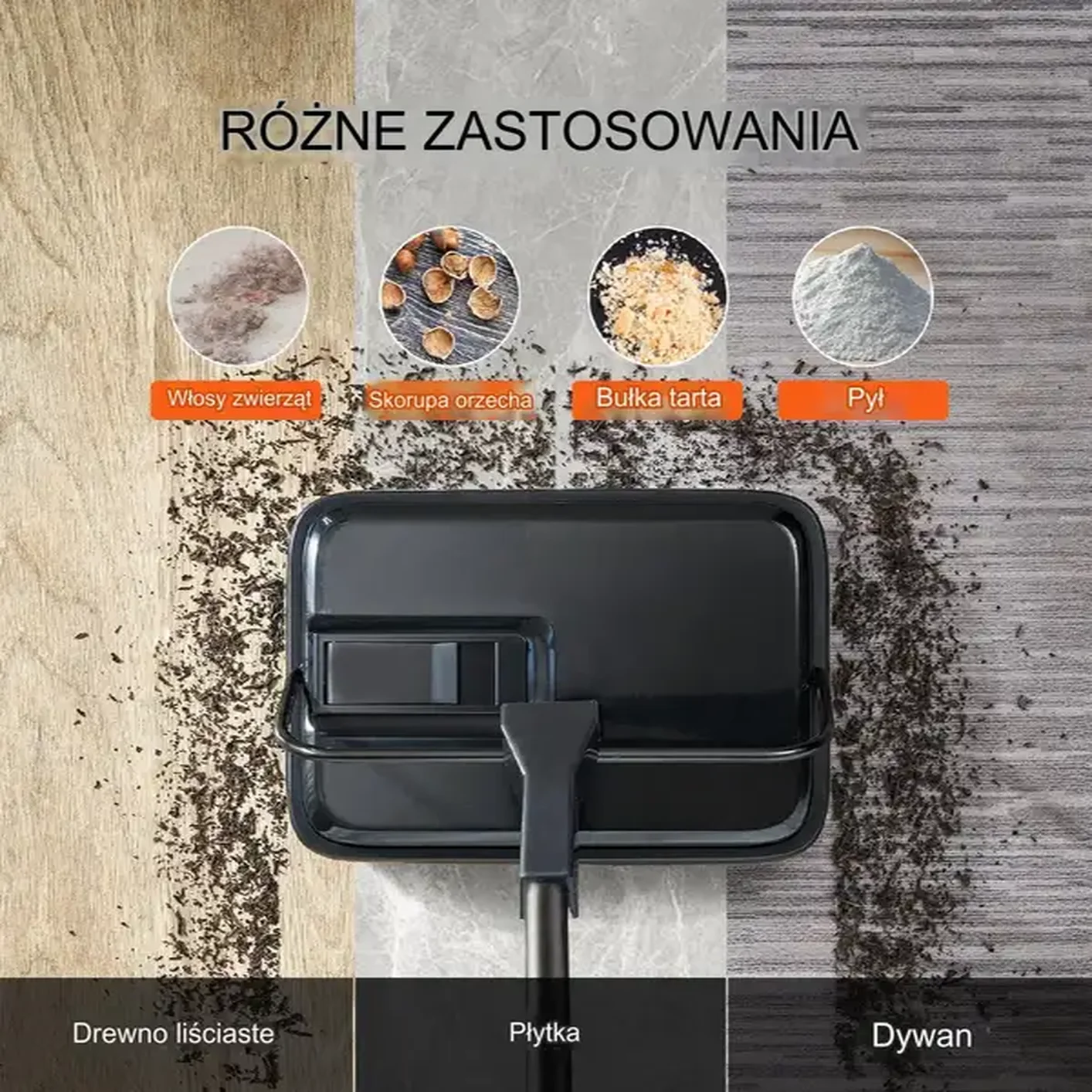 Odkurzacz ręczny Zamiatarka do dywanów