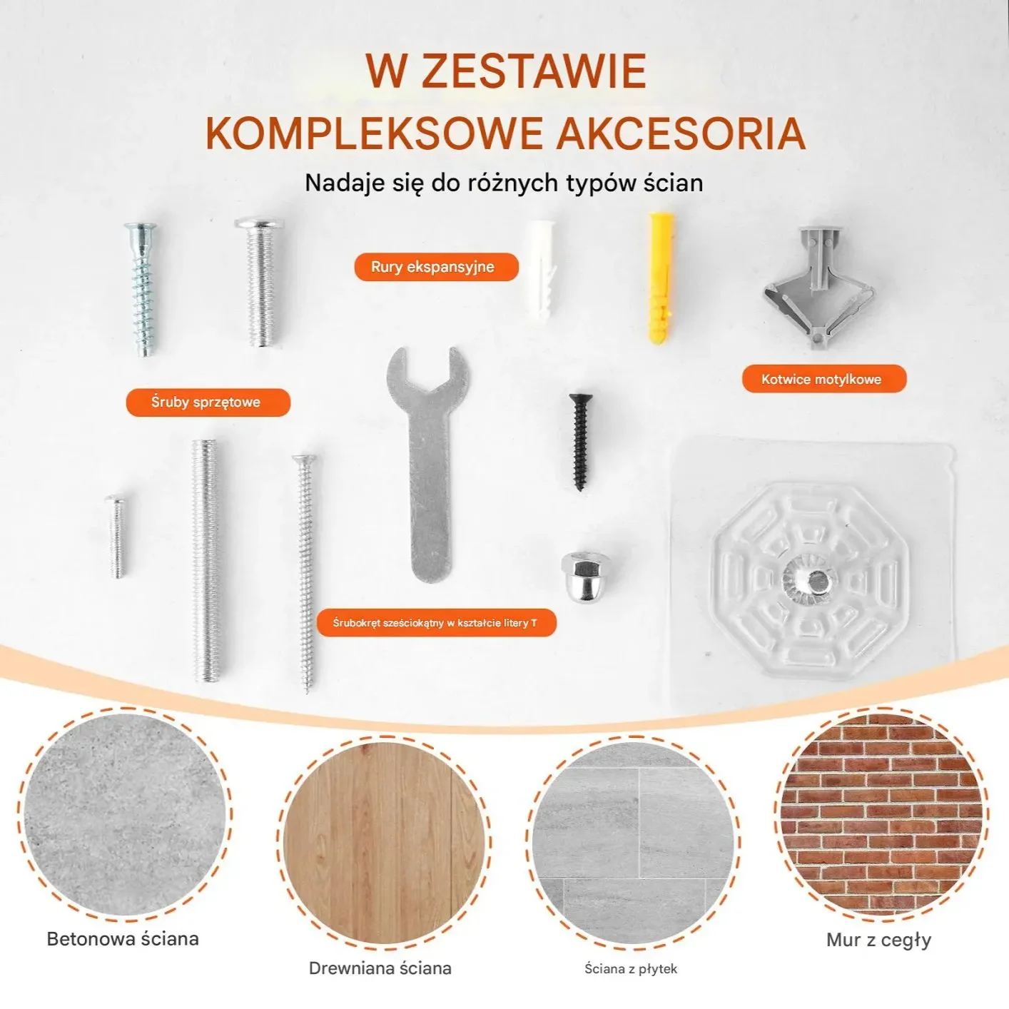 Półki dla kota 6szt ścienne – zestaw platformy hamak drapak do zabawy - obrazek 3