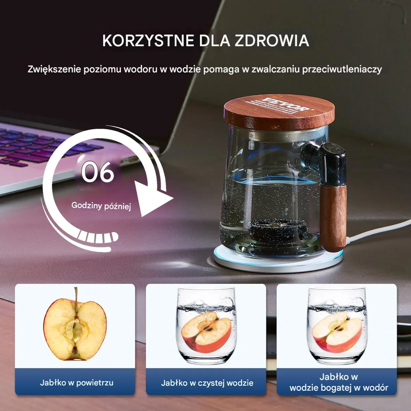 Generator Wody Wodorowej Kubek – 400 ml - obrazek 5