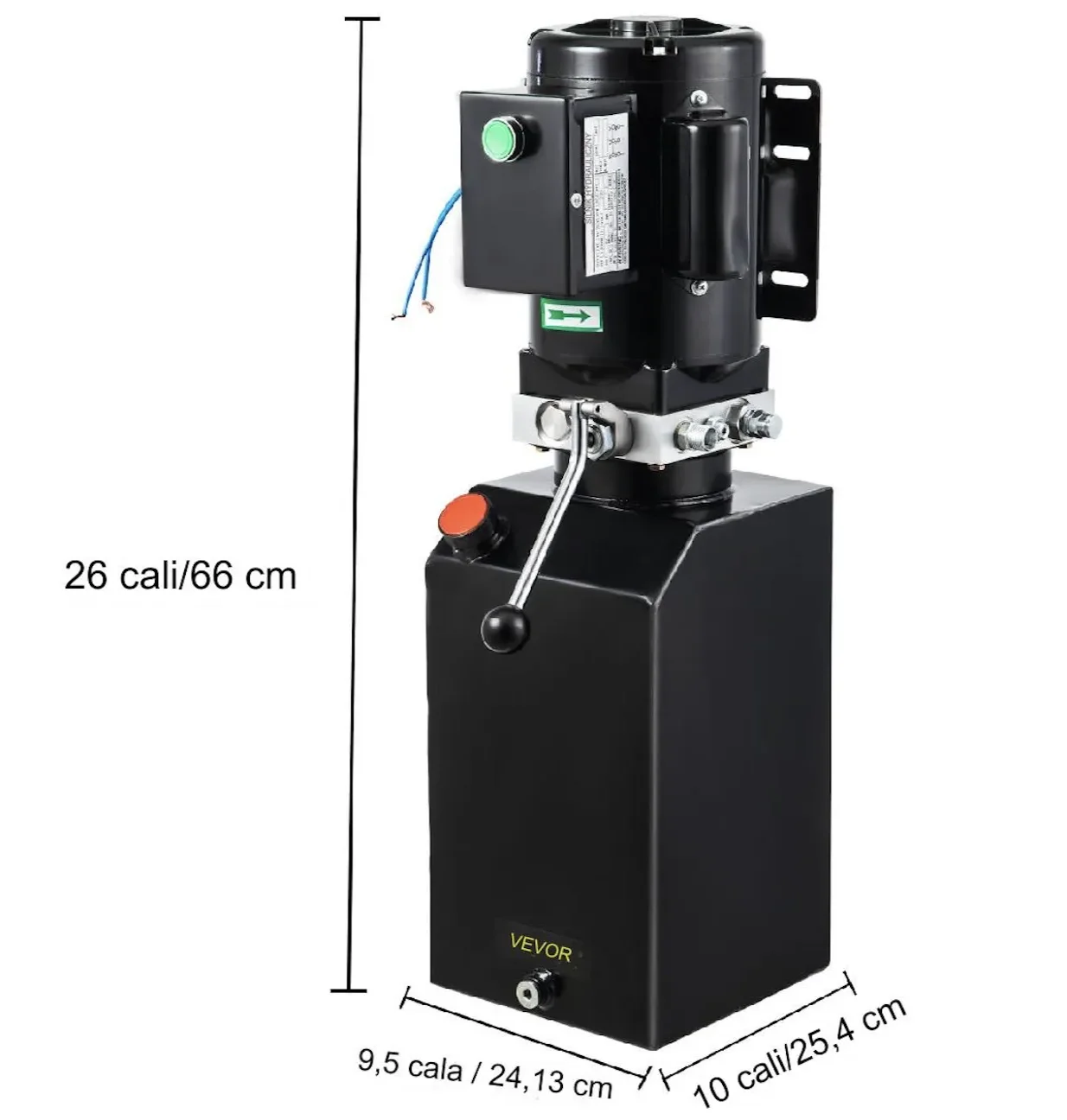 Stacja do podnośników samochodowych hydrauliczna 14L 1HP naprawa warsztat - obrazek 2