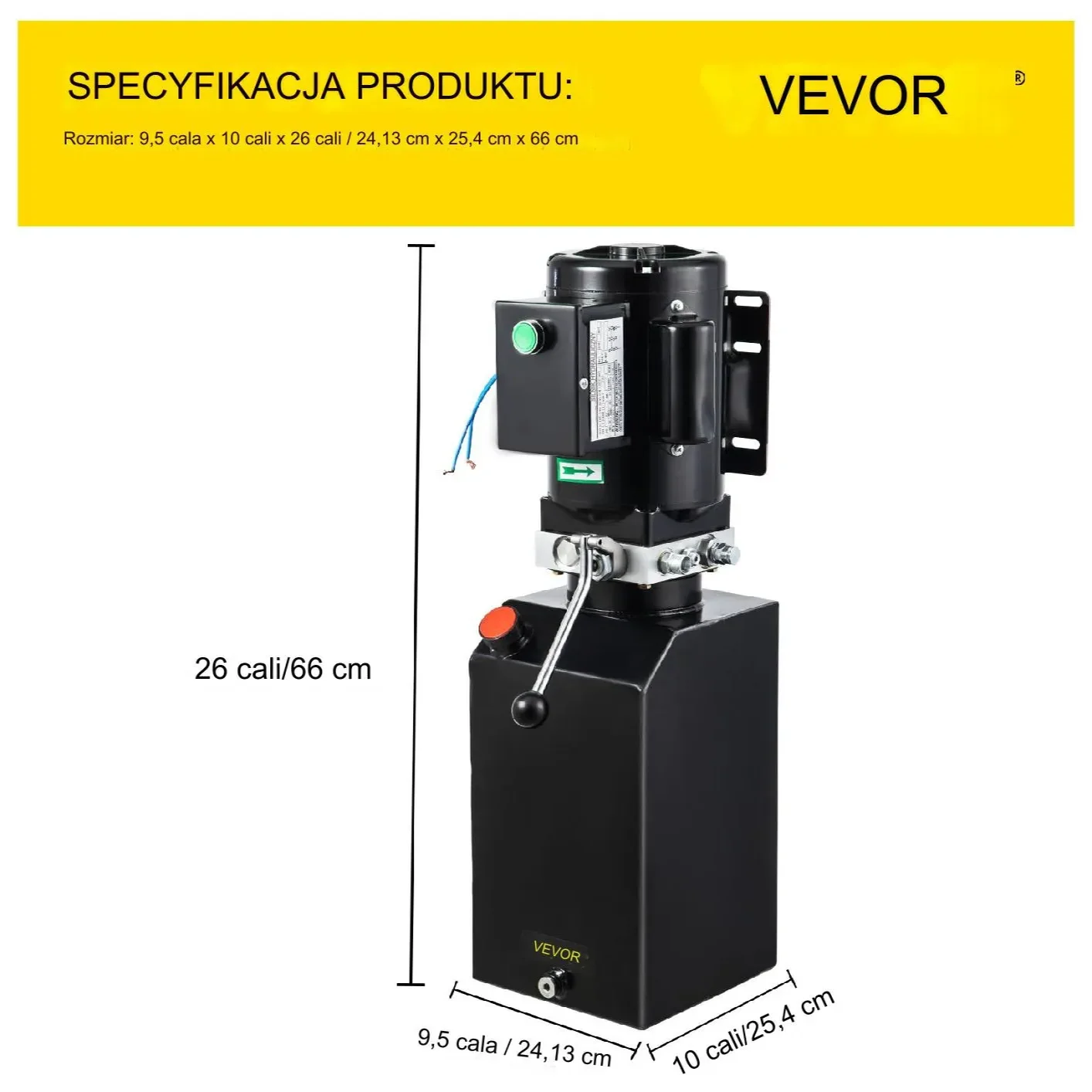 Stacja do podnośników samochodowych hydrauliczna 14L 1HP naprawa warsztat - obrazek 8