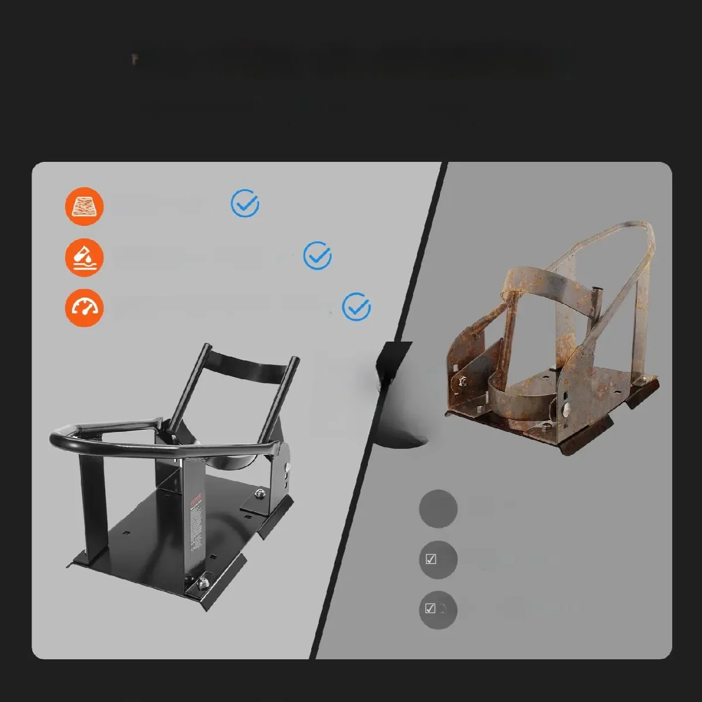 Stojak motocyklowy uchwyt koła opony motocykla, regulowany - obrazek 3