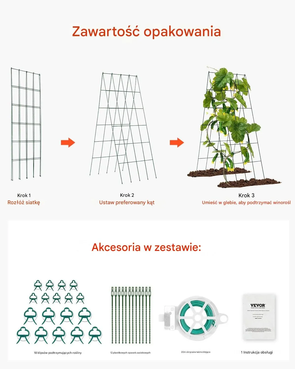 Składana Krata Ogrodowa 100 x 80 cm - obrazek 2