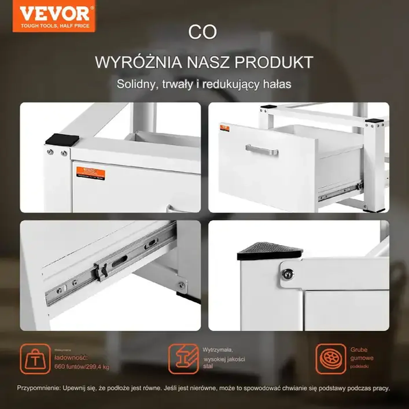 Podstawa pod pralkę suszarkę AGD z szufladą - obrazek 3