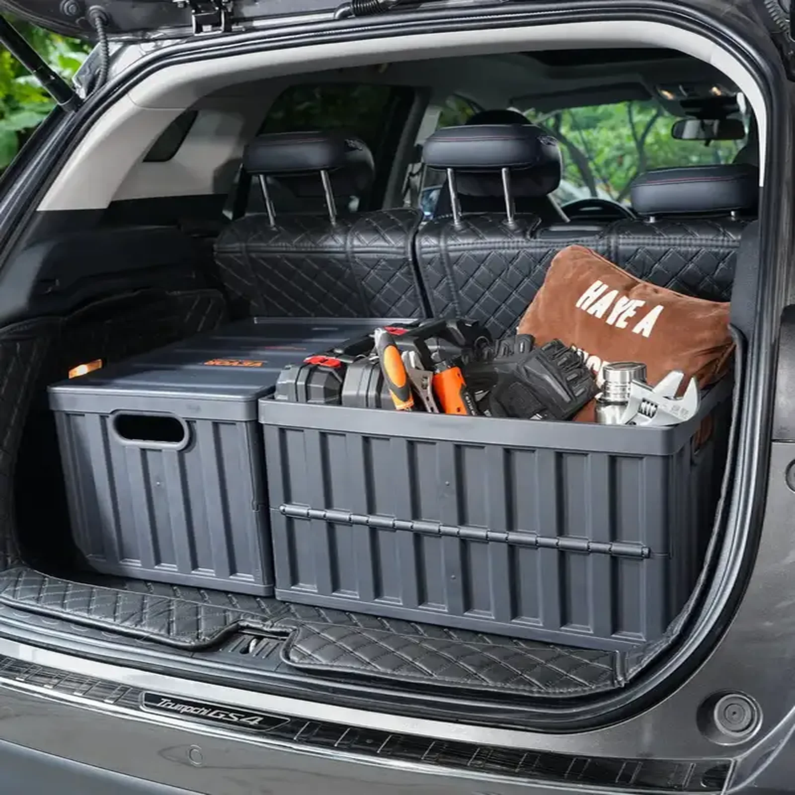 Skrzynka plastikowa pojemnik magazynowy 3 SZTUKI 59,5 x 39 x 31,5 cm - obrazek 4