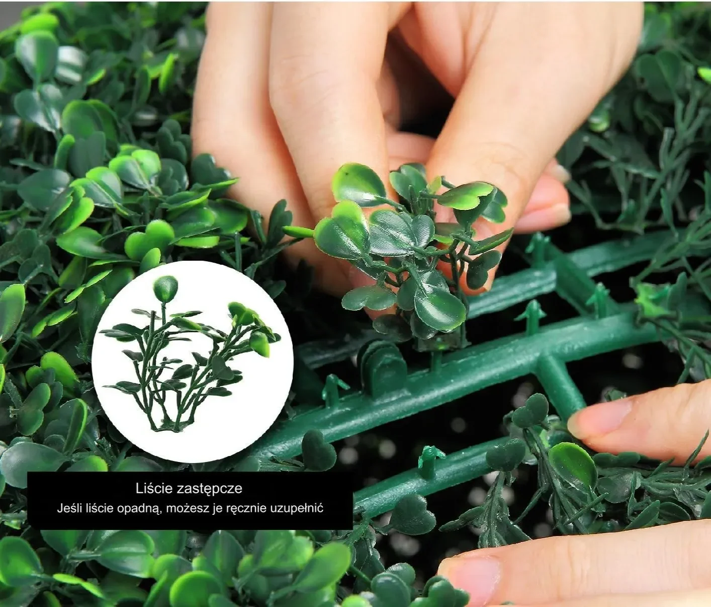 Sztuczna roślina sztuczny bukszpan topiary 2 szt 40 cm - obrazek 2