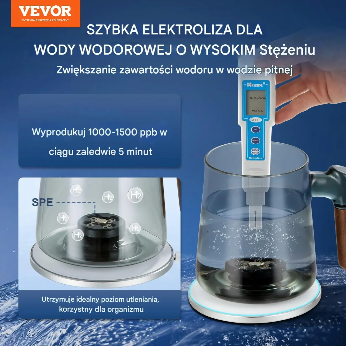 Generator Wody Wodorowej Kubek – 400 ml - obrazek 6