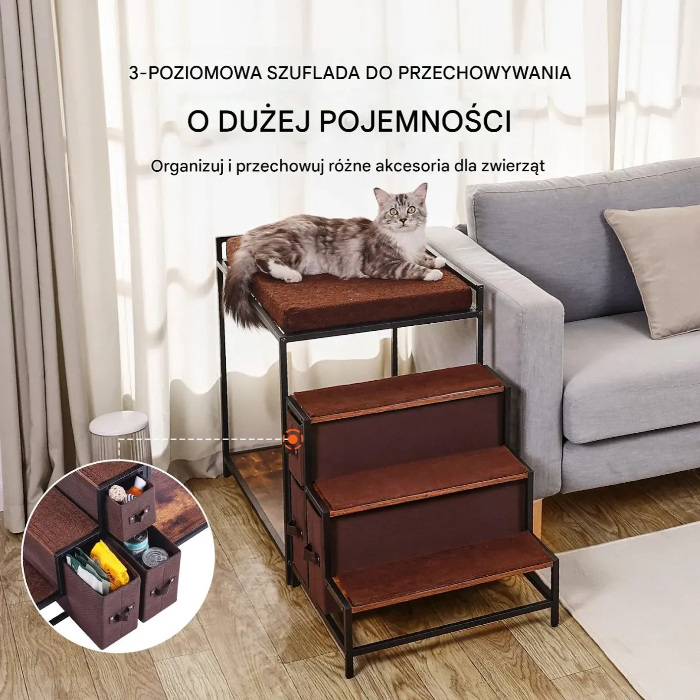 Łóżko Piętrowe dla Psa/Kota - obrazek 5