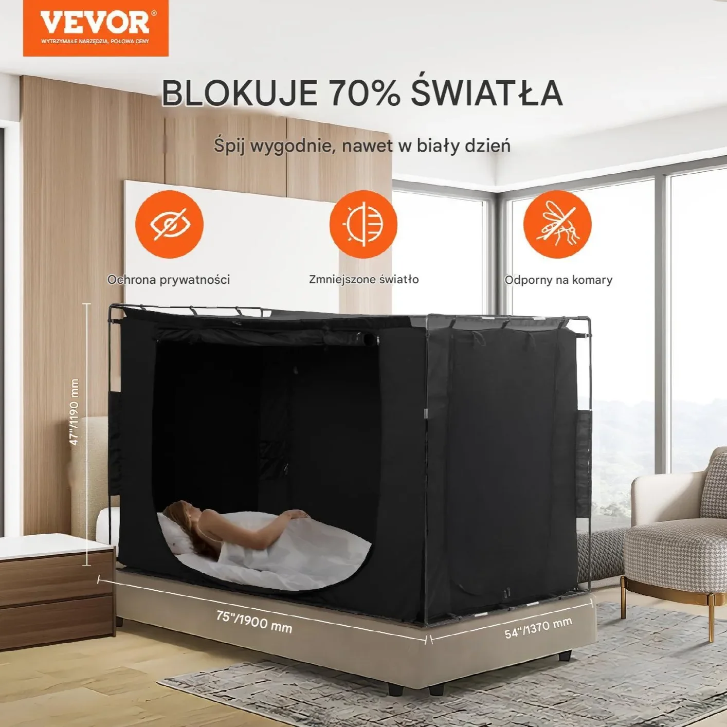 3-Drzwiowy Namiot Sypialny - obrazek 6