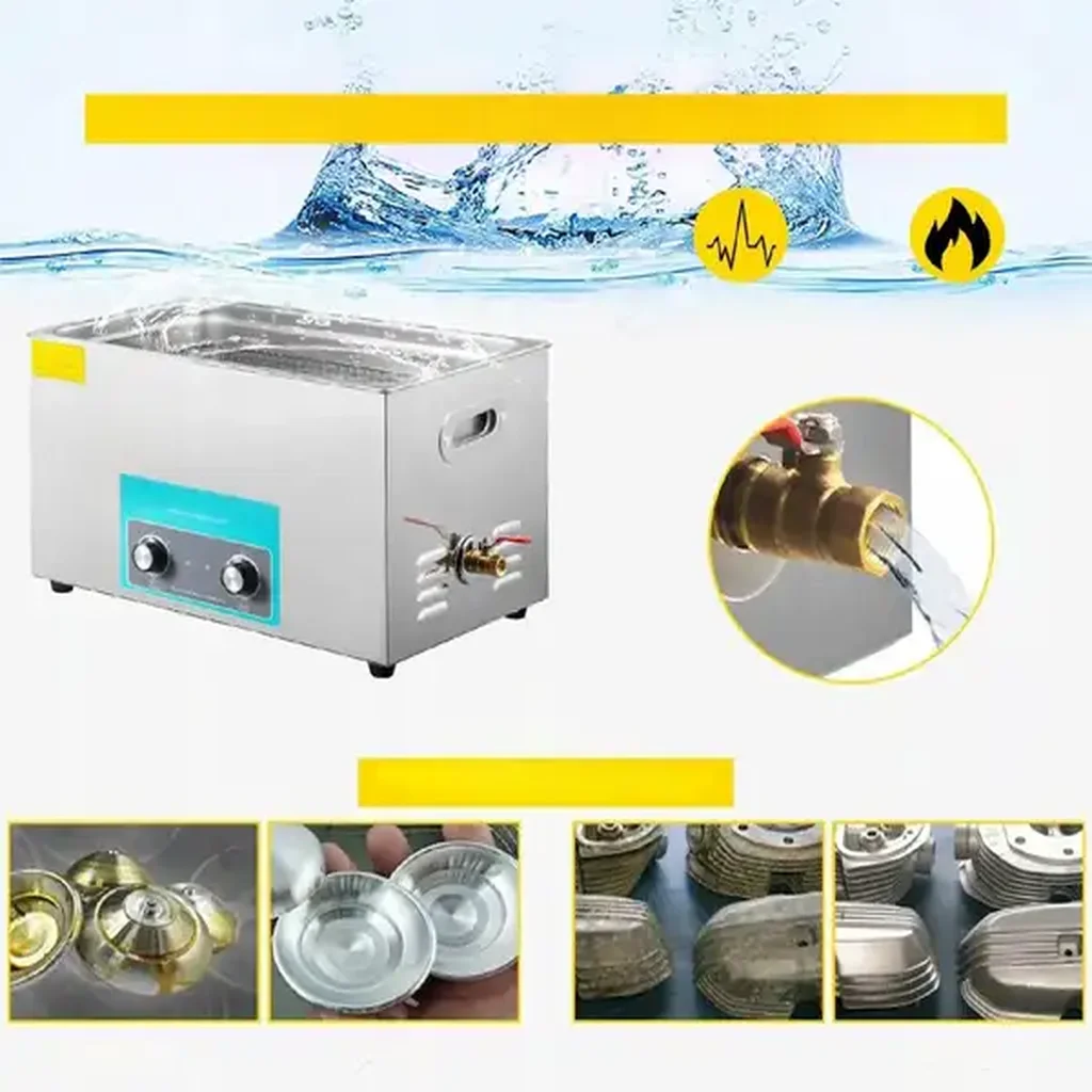 Myjka Ultradźwiękowa do czyszczenia biżuterii narzędzi 22 L 300W - obrazek 7