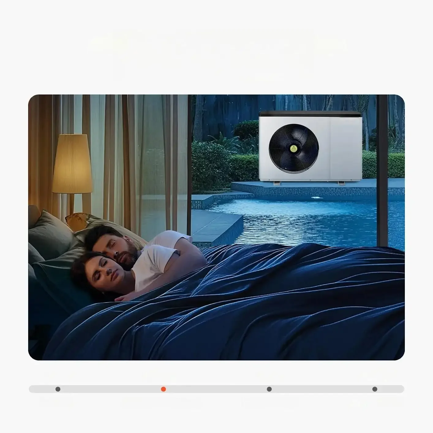 Pompa ciepła basenowa energooszczędna 1,5–7,1 kW inwerter do basenu - obrazek 6