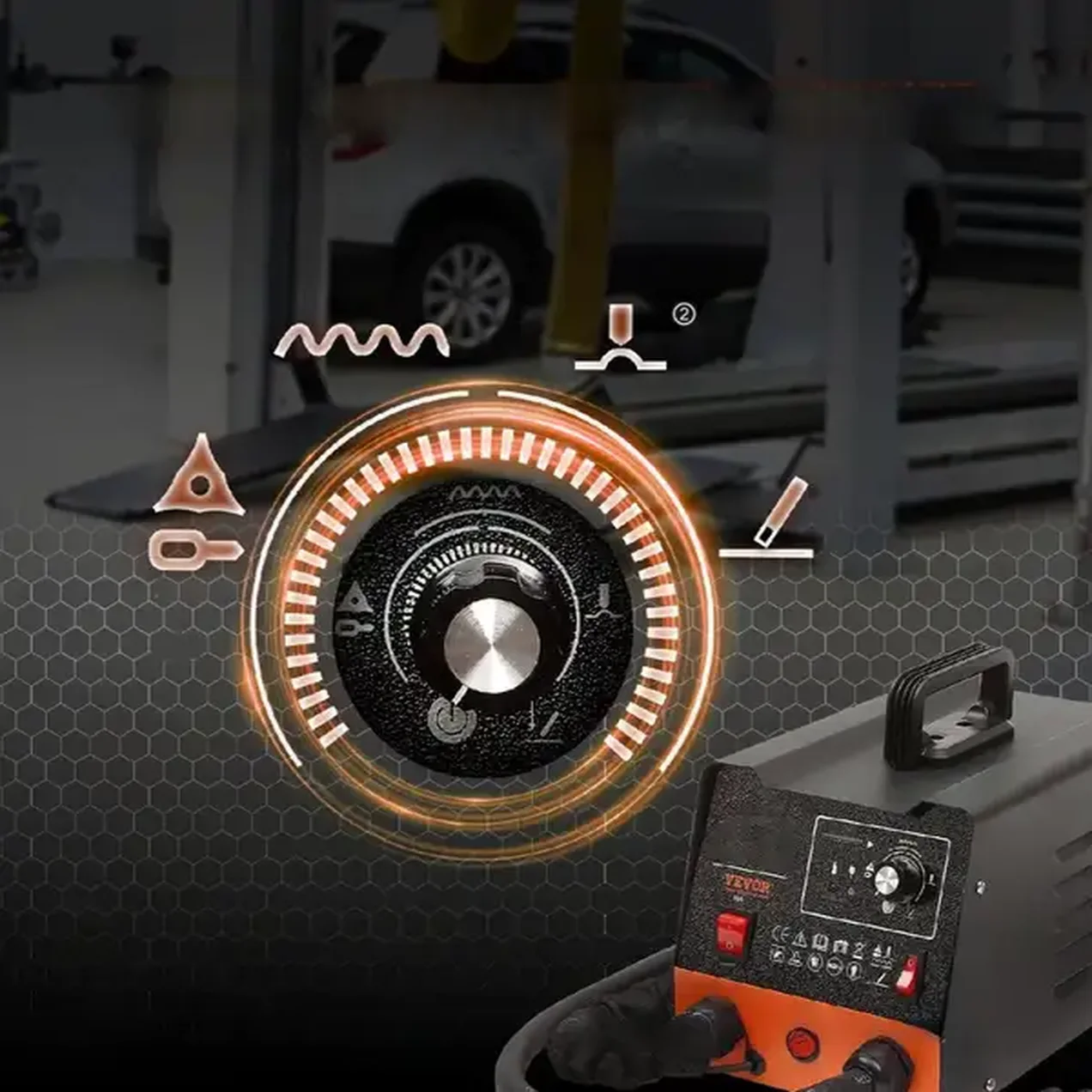 Ściągacz wgnieceń Zgrzewarka punktowa 3 kW 6 trybów - obrazek 5