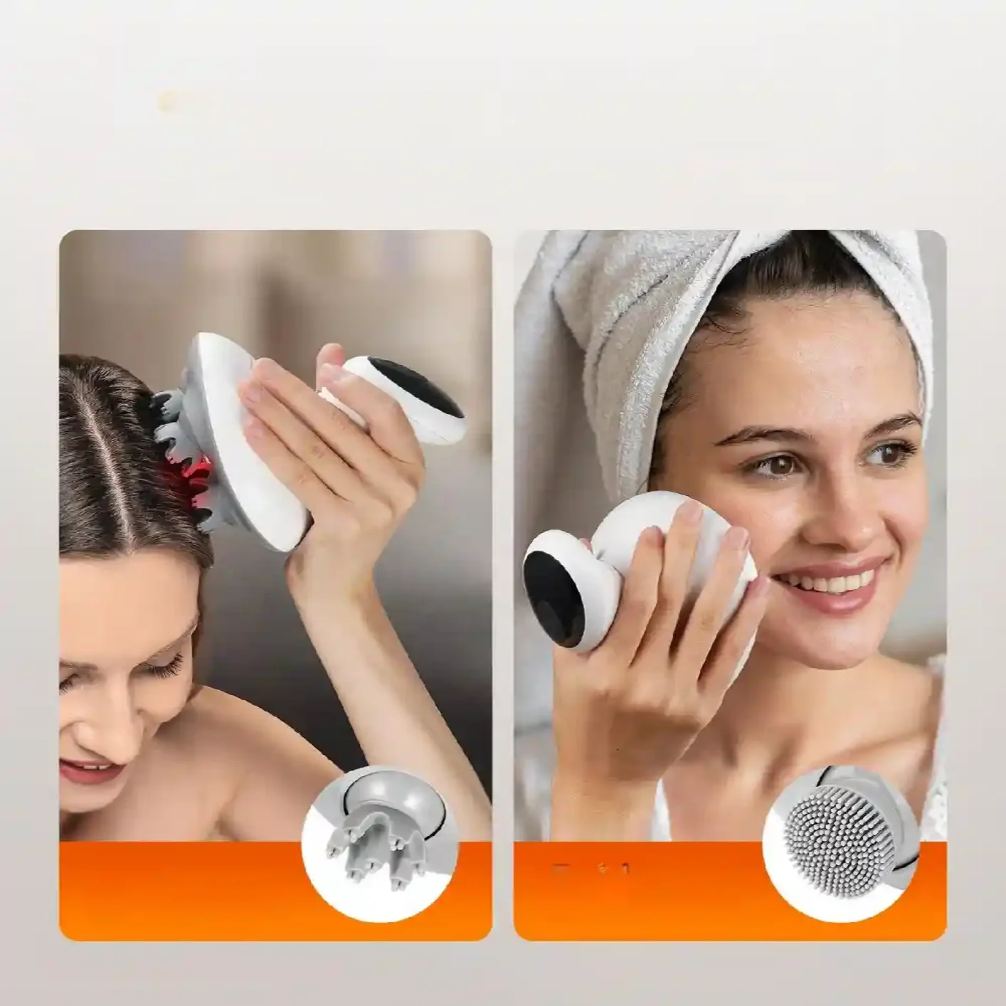 Masażer do skóry głowy elektryczny stymulujący - obrazek 2