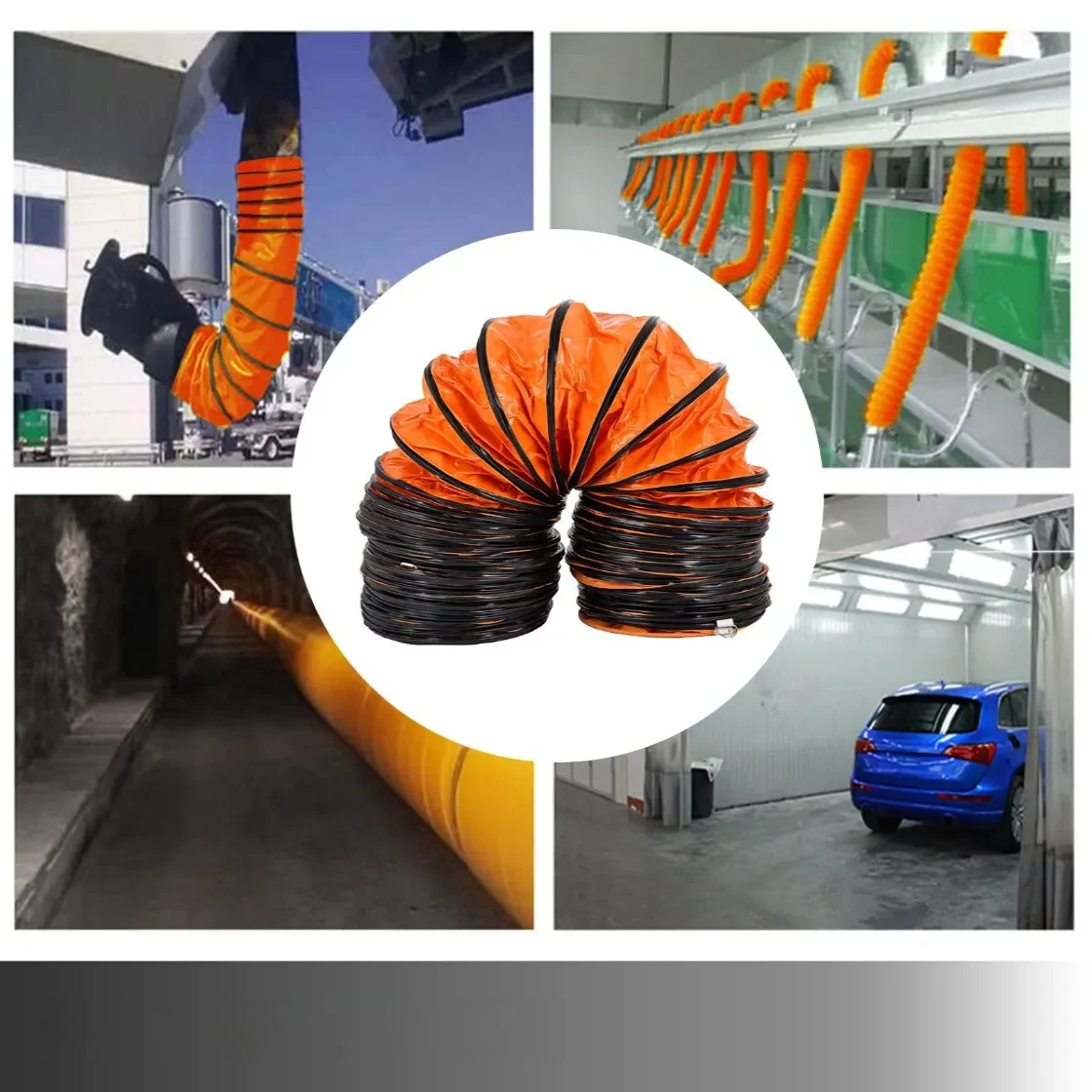 Wąż kanałowy do wentylatora wyciągowego 8 m 25 cm - obrazek 7