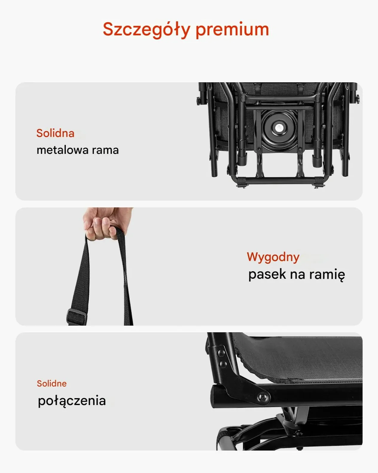 Krzesełko myśliwskie wędkarskie 360° składane lekkie z podłokietnikami - obrazek 4