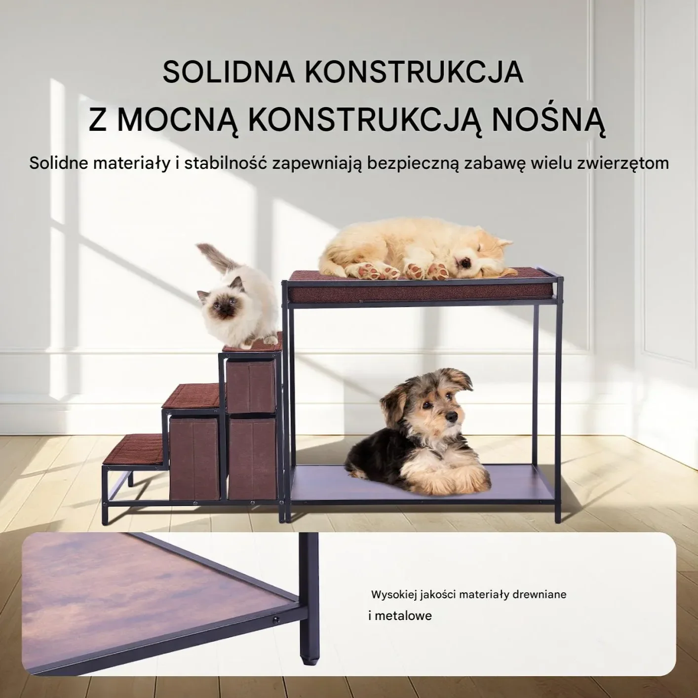 Łóżko Piętrowe dla Psa/Kota - obrazek 3