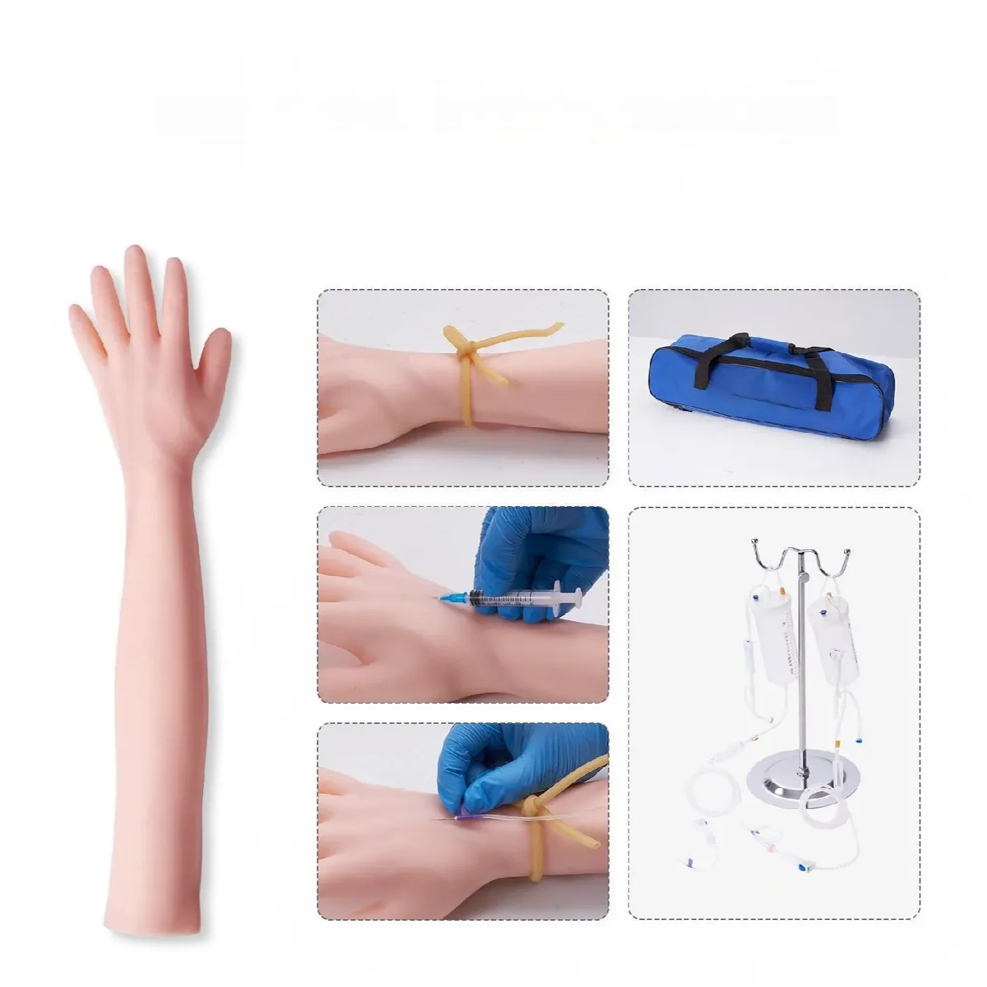 Model ręki ramienia do nakłuwania żył Zestaw do nauki iniekcji - obrazek 6