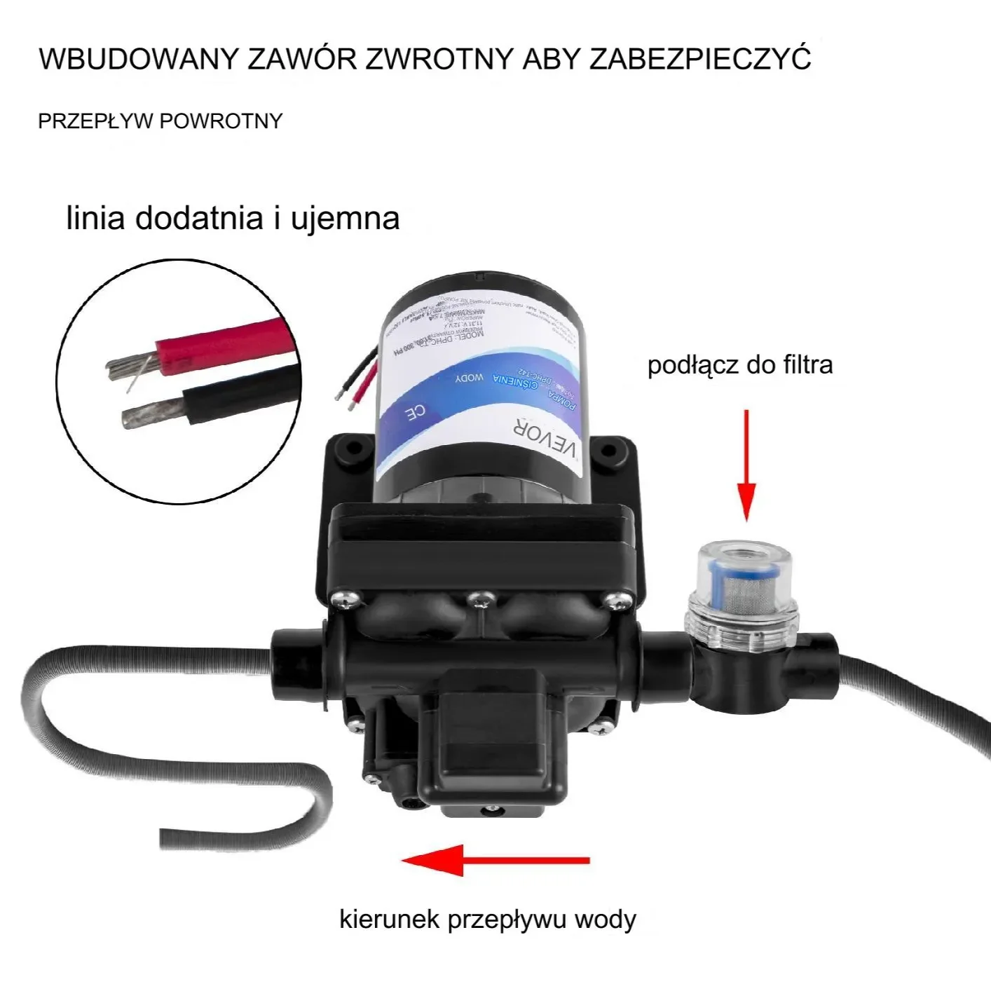 Pompa do wody membranowa 3,10 bar - obrazek 4