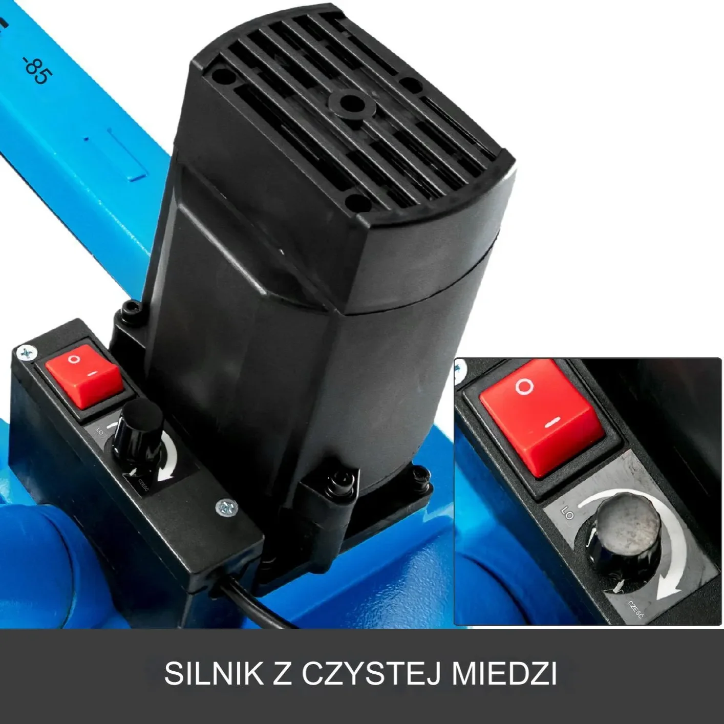 PRZECINARKA PIŁA TAŚMOWA DO METALU Z PODSTAWĄ 1000 W - obrazek 3