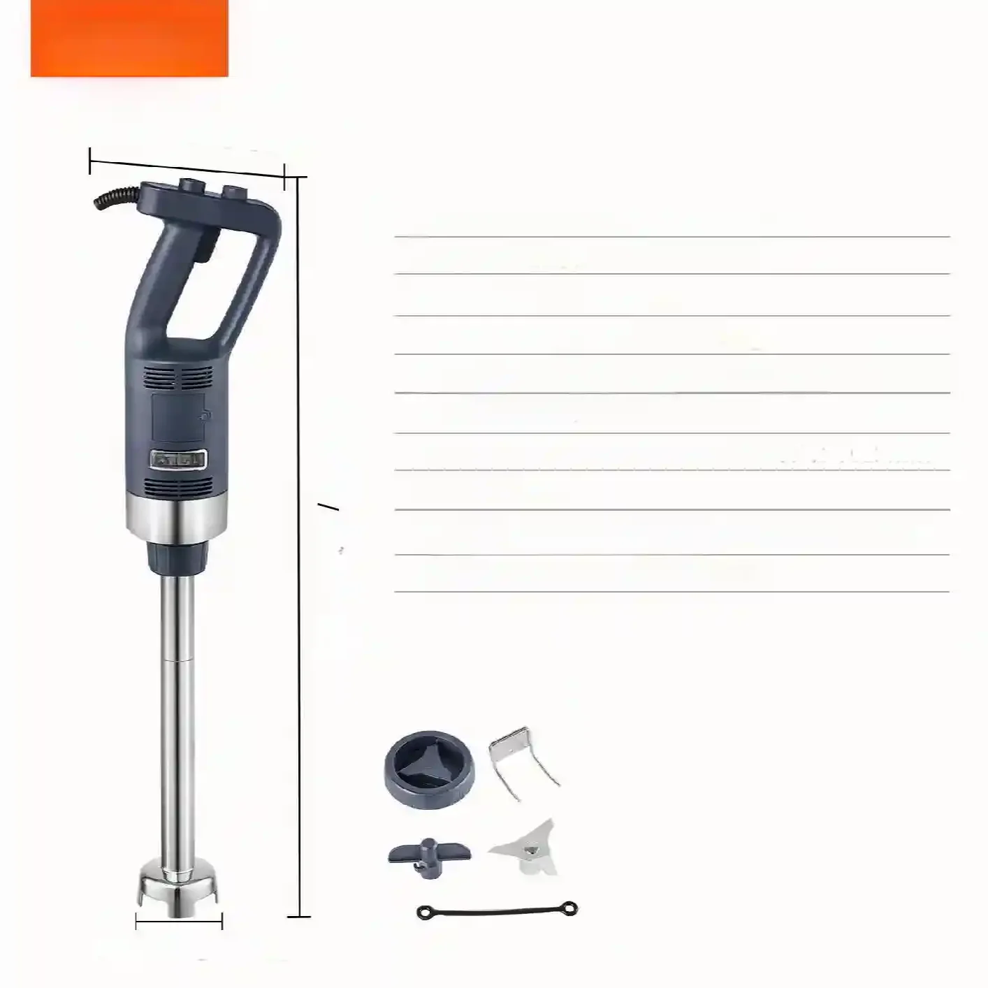 Blender ręczny mikser gastronomiczny 500W - obrazek 6