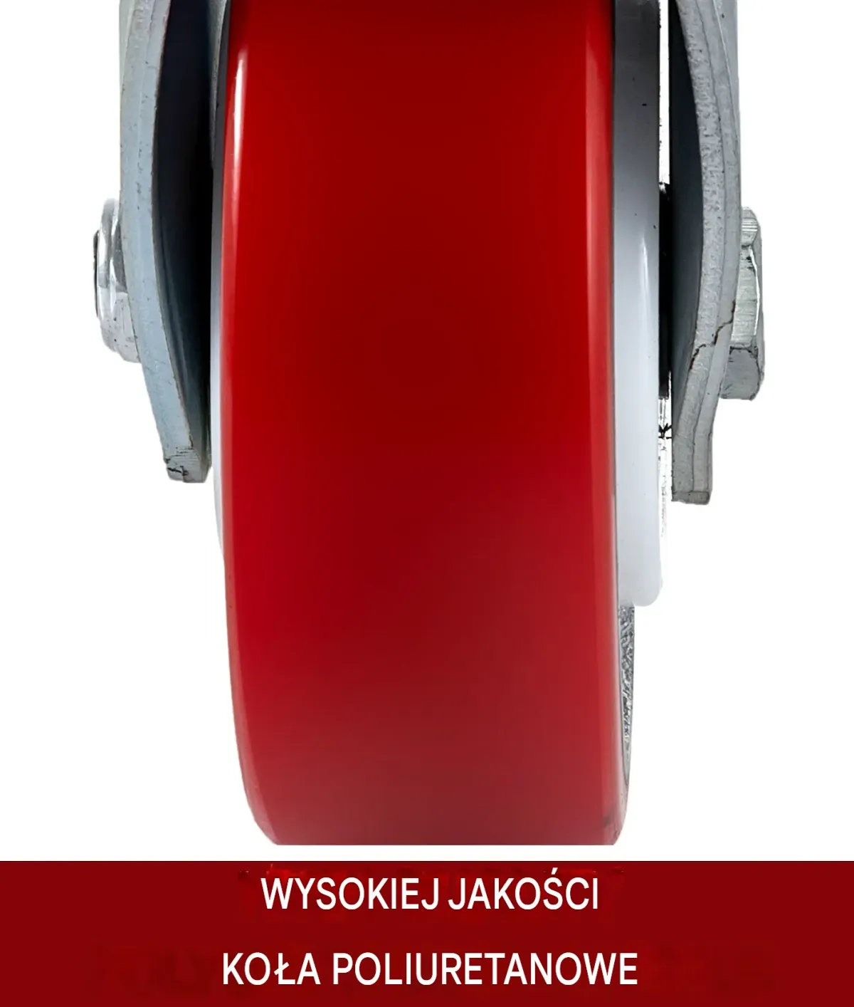 Koła do Mebli Rolki 20x25 cm 4 szt. PU z hamulcem 450 kg