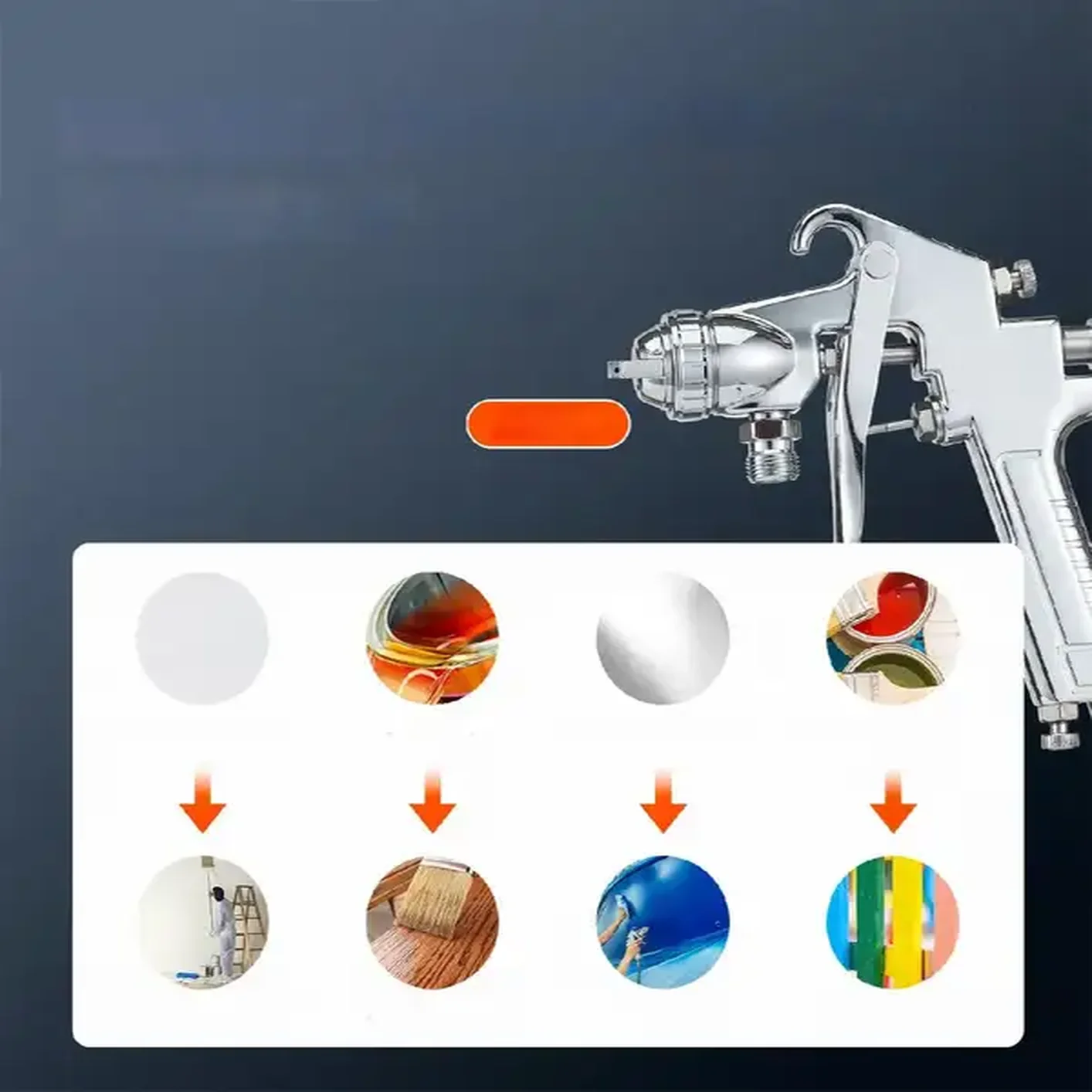 Agregat Malarski Pistolet + Zbiornik Ciśnieniowy 2L - obrazek 4